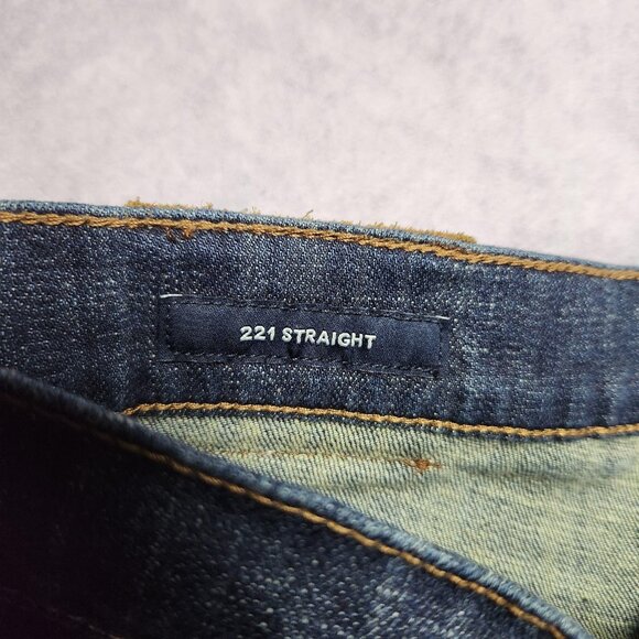 Lucky Brand 221 Jeans Mens 32x30 Straight Denim Stretch Casual Pants Dark Wash - Picture 9 of 16